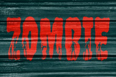 Zombi word ve onlara siluetleri