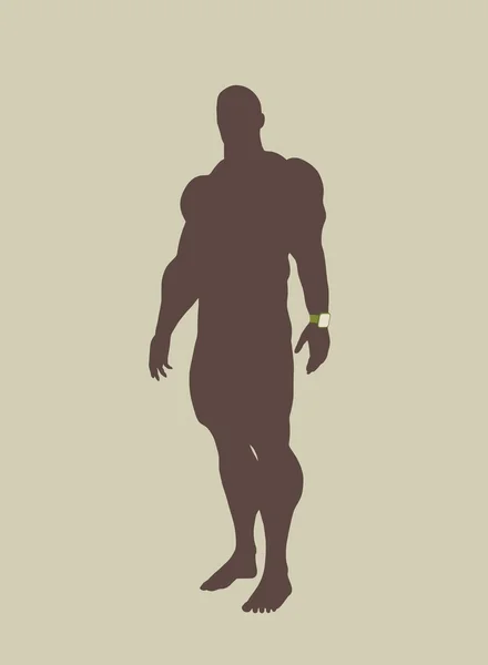 Homme portant une montre intelligente — Image vectorielle