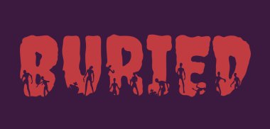 Word ve siluetleri üzerinde gömülü