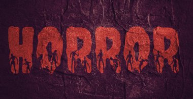 Korku word ve onlara siluetleri