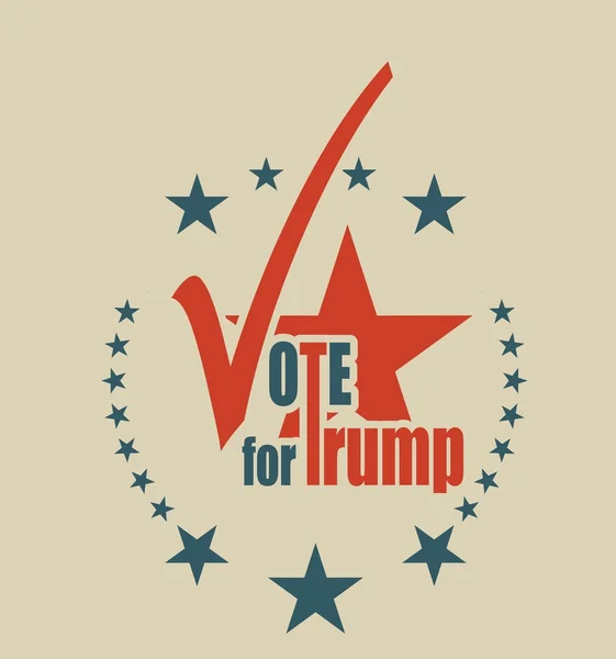 Votez pour Trump victoire — Image vectorielle