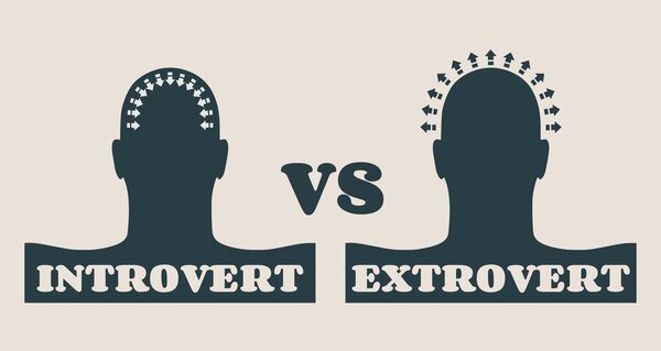 extrovert and introvert metaphor