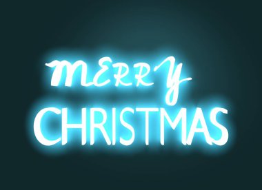 Yeni yıl ve Noel kutlama kartı.