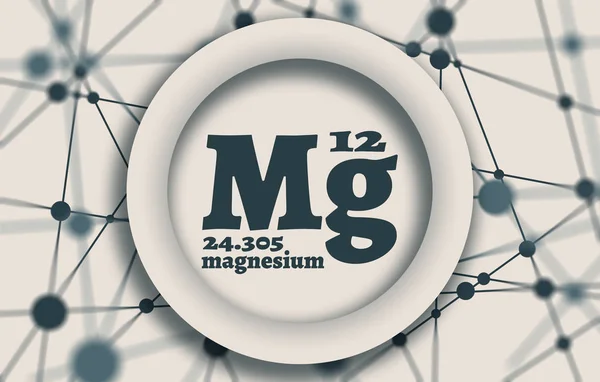 Magnesium chemical element. — Stock Photo, Image