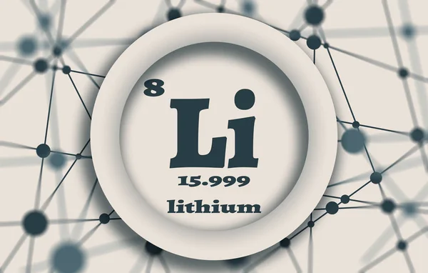 Elemento químico de litio. —  Fotos de Stock