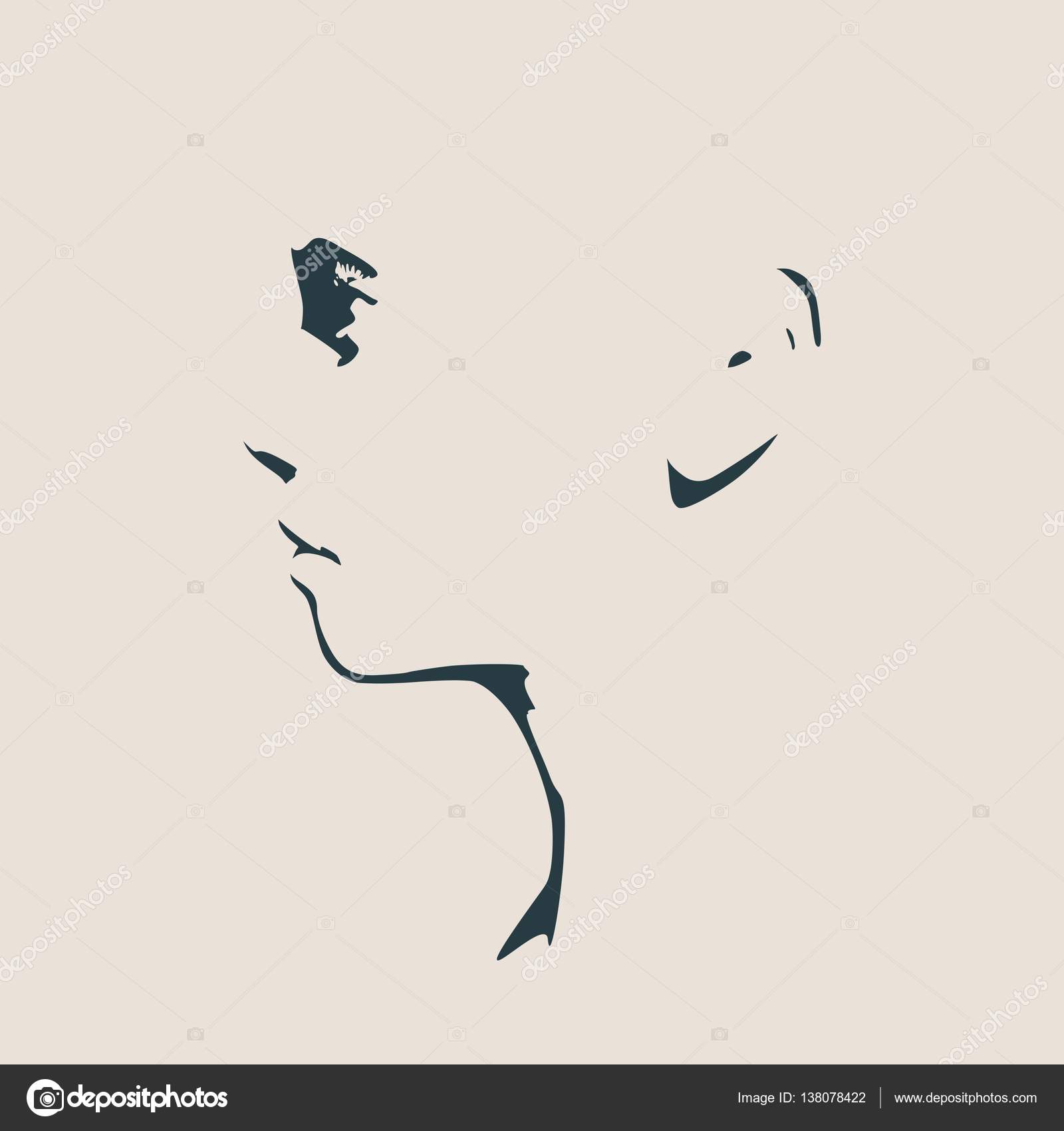 silueta de #perfil de #rostro #cara #face #silhouette #at…