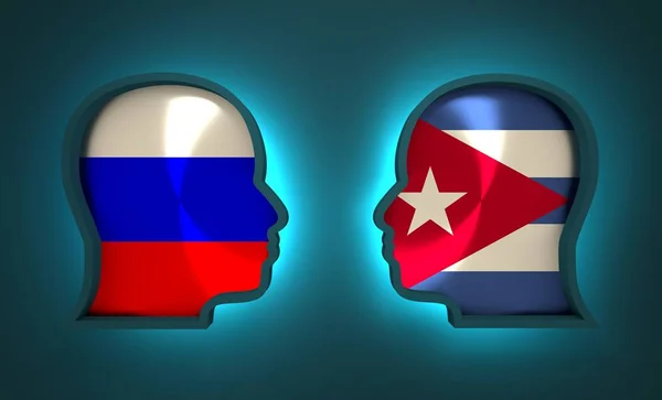 Πολιτικό και οικονομική σχέση μεταξύ της Ρωσίας και την Κούβα — Φωτογραφία Αρχείου