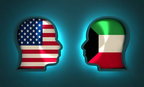 Політичних та економічних відносин між США та Об'єднані Арабські Емірати — стокове фото