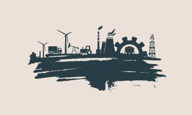 Enerji ve Güç simgeleri ayarlandı. Fırça darbesi