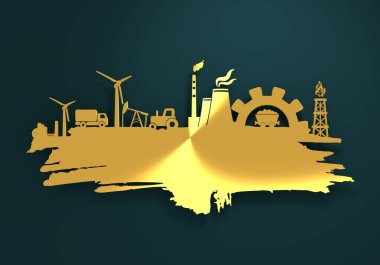 Enerji ve Güç simgeleri ayarlandı. Fırça darbesi