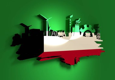 Enerji ve Güç simgeleri ayarlandı. Fırça darbesi