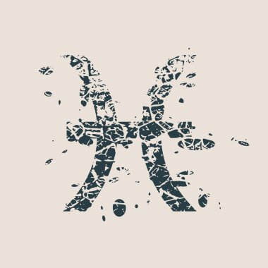 Astroloji sembolleri. Balık işareti