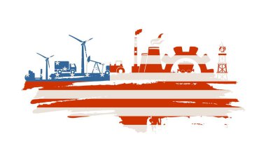 Enerji ve Güç simgeleri ayarlandı. Fırça darbesi