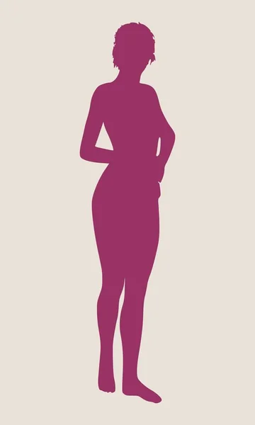 Silhouette de femmes sexy — Image vectorielle