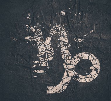 Astroloji sembolleri. Oğlak işaret