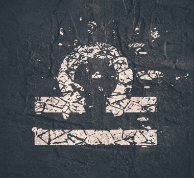 Astroloji sembolleri. Ölçek işareti