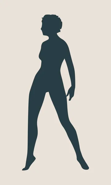 Silueta de mujeres sexy — Vector de stock