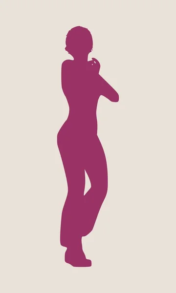 Silhouette de femmes sexy — Image vectorielle