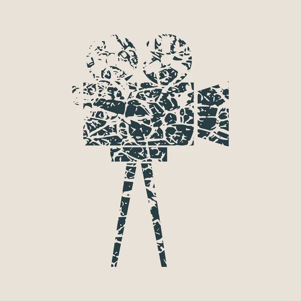 Retro bioscoop pictogram — Stockvector