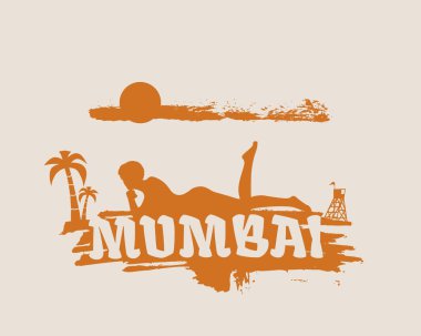 Genç bir kadın kumsalda güneşleniyor..