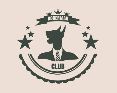 Hayvan amblemi tasarımı.