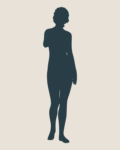 Sexiga kvinnor siluett — Stock vektor