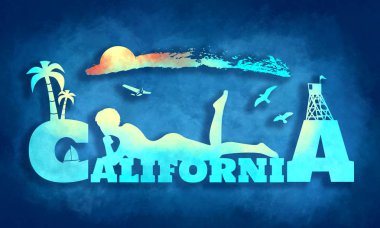 Genç bir kadın kumsalda güneşleniyor..