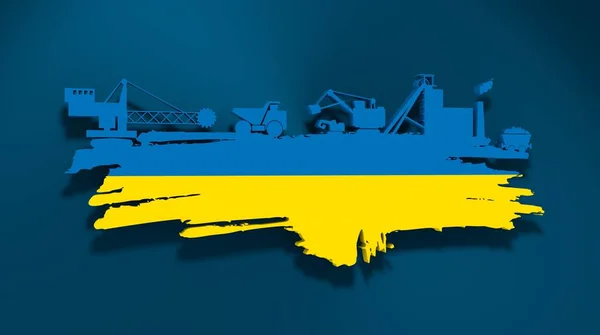 Набір піктограм енергії та потужності. Інсульт пензля — стокове фото