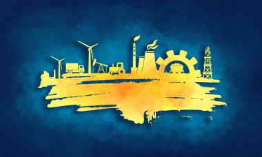 Enerji ve Güç simgeleri ayarlandı. Fırça darbesi