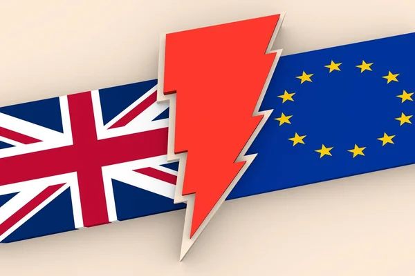 Britain exit from European Union relative image — Stock Photo, Image