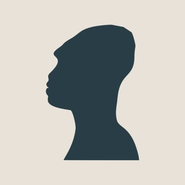 Tarih öncesi insan vektör portre