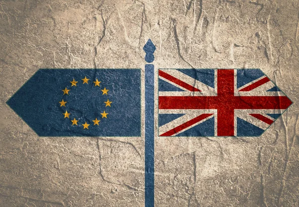 İngiltere Avrupa Birliği 'nin göreceli imajından çıktı — Stok fotoğraf
