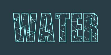 Su kelime yazı.