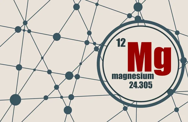 Elemento químico de magnesio. — Archivo Imágenes Vectoriales