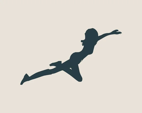 Silhouette de femmes sexy — Image vectorielle