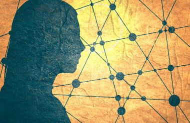 bir kadının baş silüeti