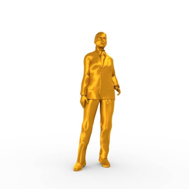 Güzel iş kadını tüm vücut portresi