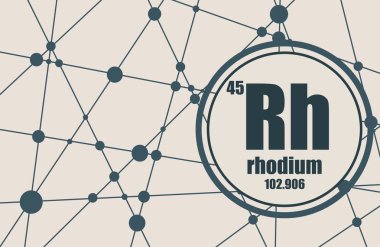 Rodyum kimyasal element.