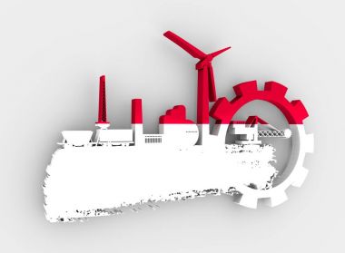 Enerji ve Güç simgeleri ayarlandı. Fırça darbesi