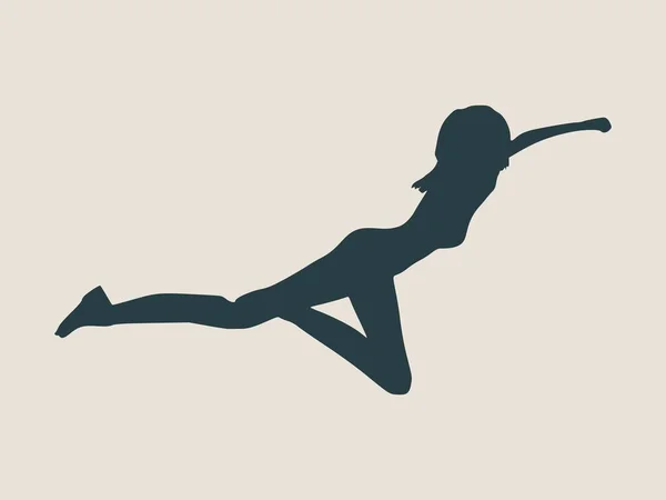 Silhouette de femmes sexy — Image vectorielle