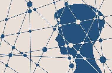 bir kadının baş silüeti