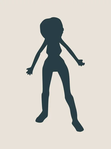 Sexy women silhouette — Stock Vector