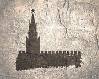 Moskova 'daki Spasskaya Kremlin Kulesi