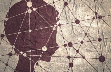 bir kadının baş silüeti