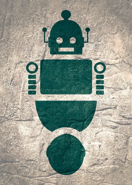 Σχέσεις ανθρώπου και ρομπότ — Φωτογραφία Αρχείου