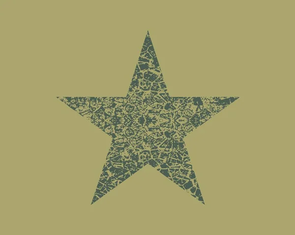 Csillag ikonra. Minősítési szimbólum — Stock Vector