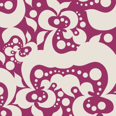 Süsleme ve bukleler. Doğrusal arka plan.