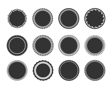 pul ve çıkartmalar Icons set