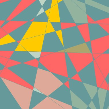 Çokgen Mozaik Arkaplanı.