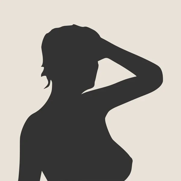 Silhouette de femmes sexy — Image vectorielle